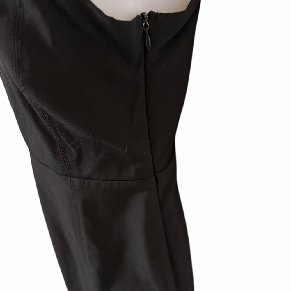 GB Black Plunge Deep V Mesh Mini Dress  Bodycon Cocktail Size S Cocktail Party - Picture 4 of 8